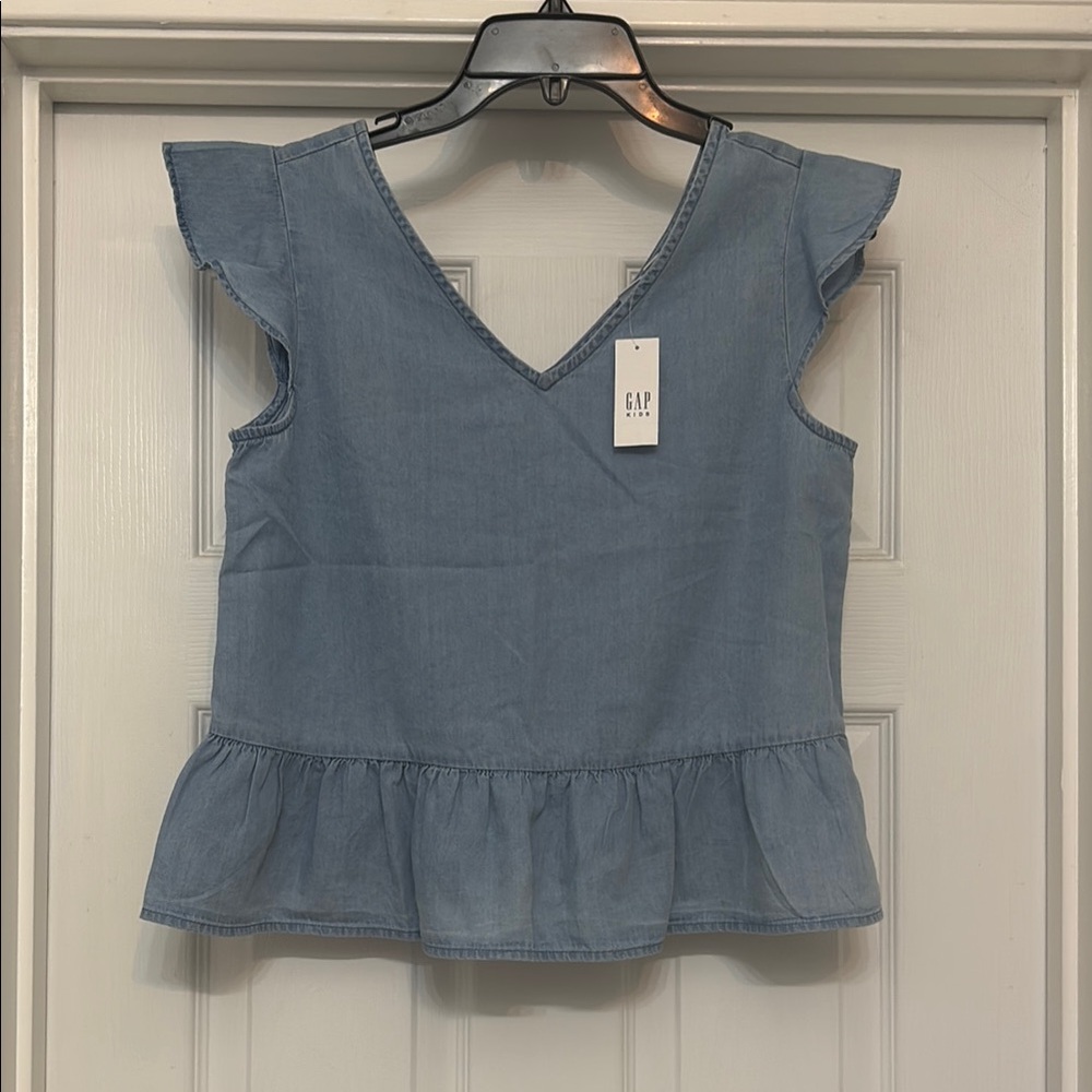 GAP Light Blue Top